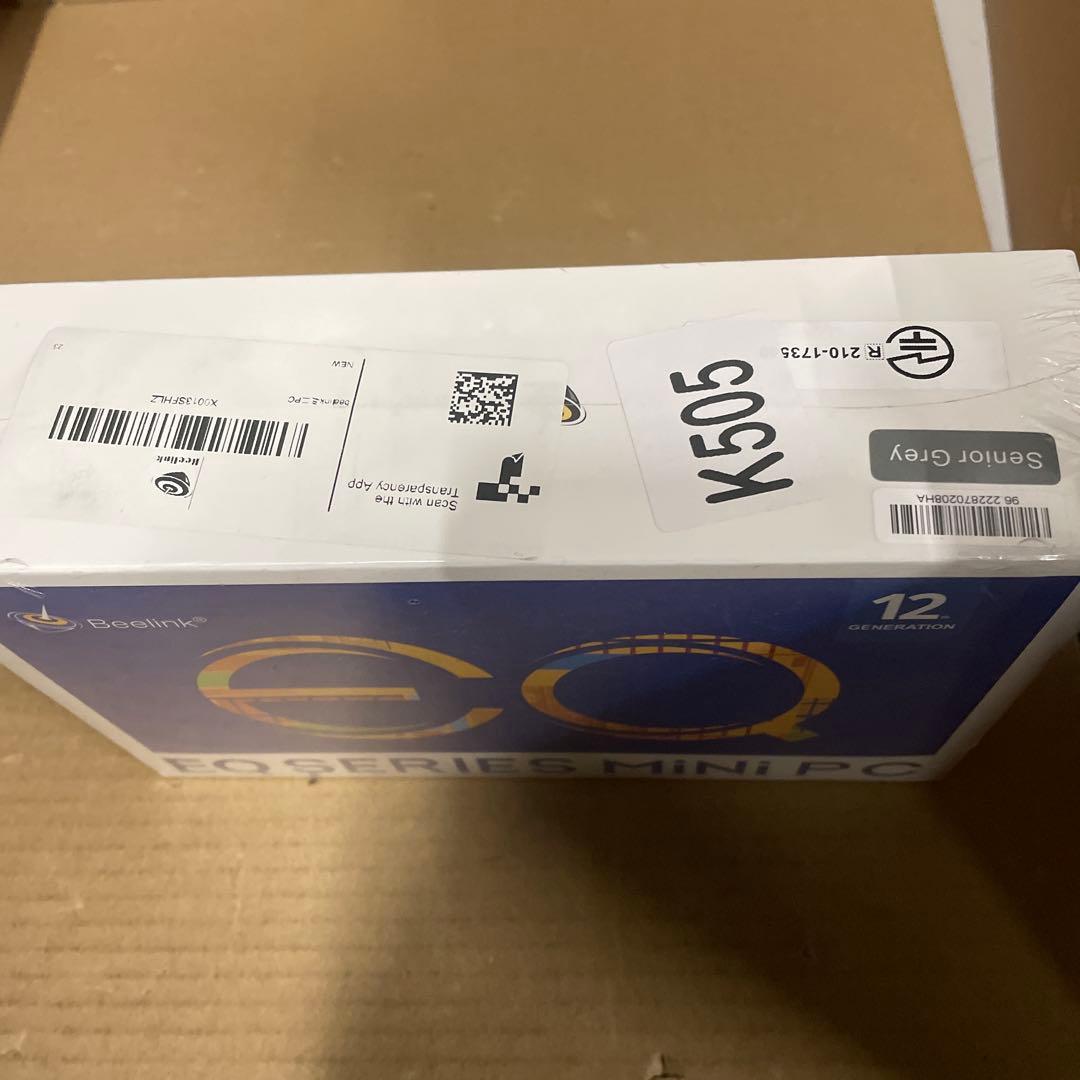 Beelink EQ12 Mini Pc N100プロセッサー