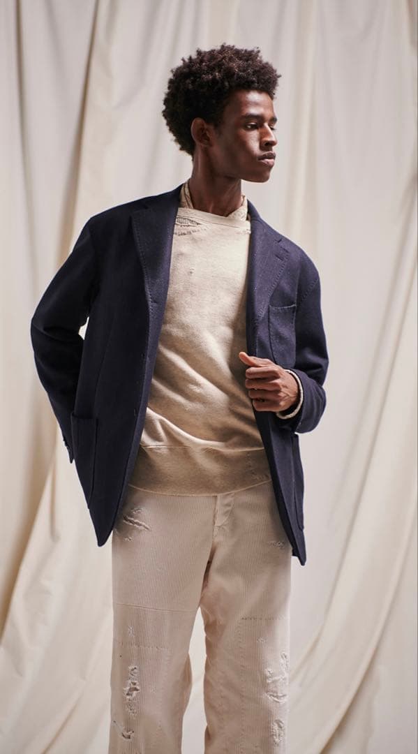 old joe オールドジョーアンドコー プレーテッドポケット ブレザー