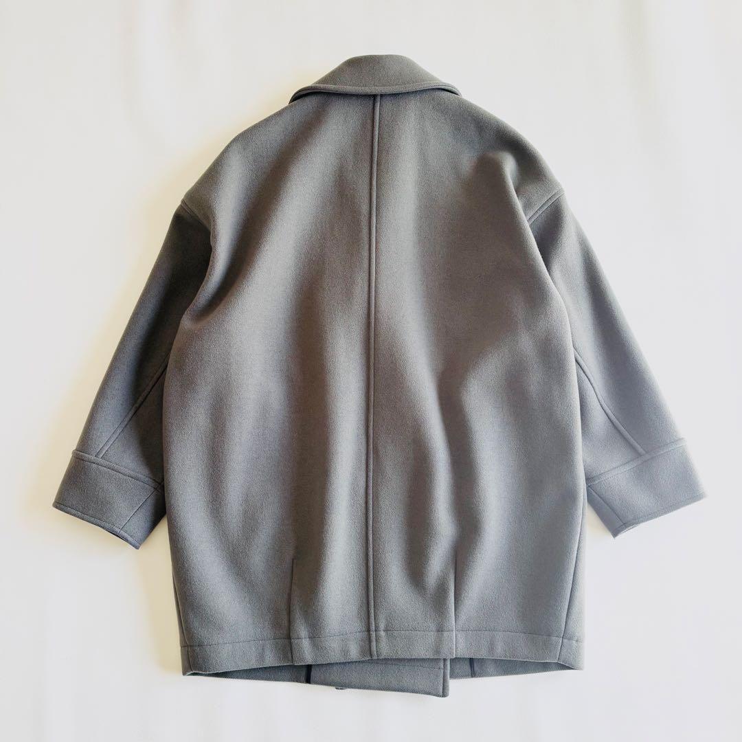 美品 アンクレイヴ uncrave プルーフ メルトン Pコート