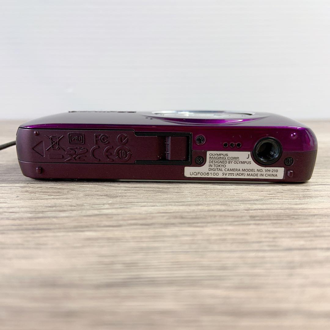 OLYMPUS VH-210 パープル 14MP 5倍ズーム　デジカメ