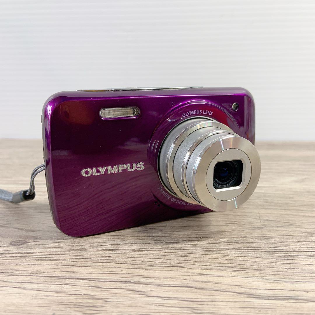 OLYMPUS VH-210 パープル 14MP 5倍ズーム　デジカメ