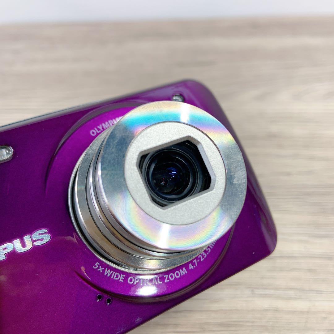 OLYMPUS VH-210 パープル 14MP 5倍ズーム　デジカメ