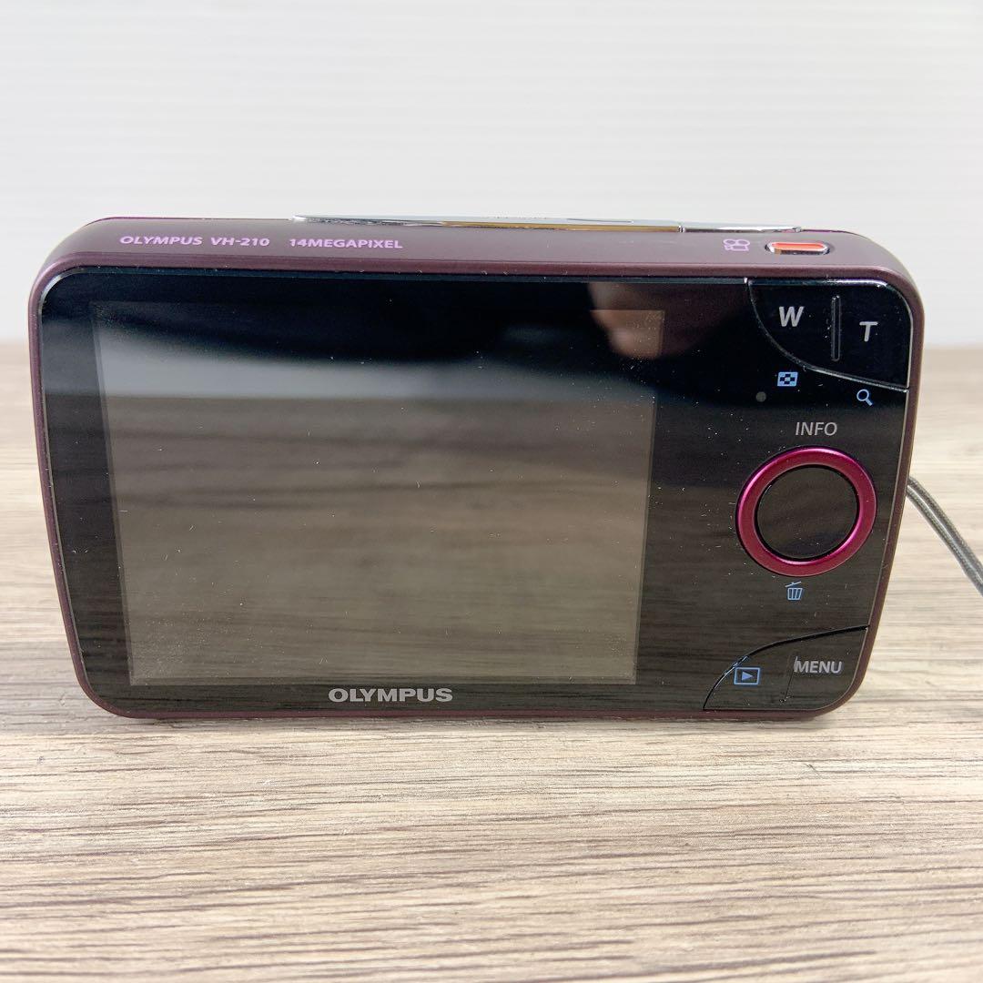 OLYMPUS VH-210 パープル 14MP 5倍ズーム　デジカメ