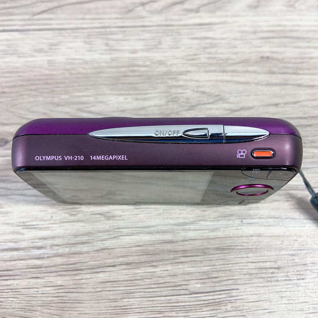 OLYMPUS VH-210 パープル 14MP 5倍ズーム　デジカメ