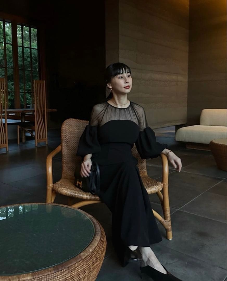 スーツ・フォーマル・ドレス Ameri SOUFFLE SLEEVE ETTE DRESS