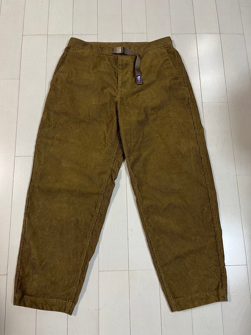 ノースフェイスパープルレーベル コーデュロイワイドテーパード パンツ　32