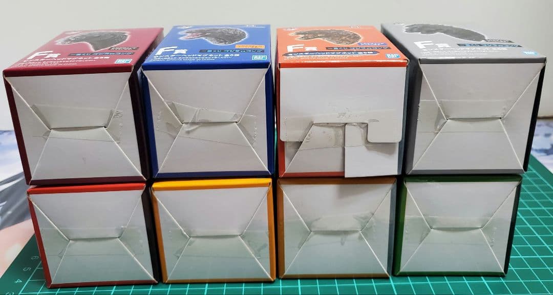 ゴジラ　一番くじ　F賞コンプセット モンスターヘッドマグネット