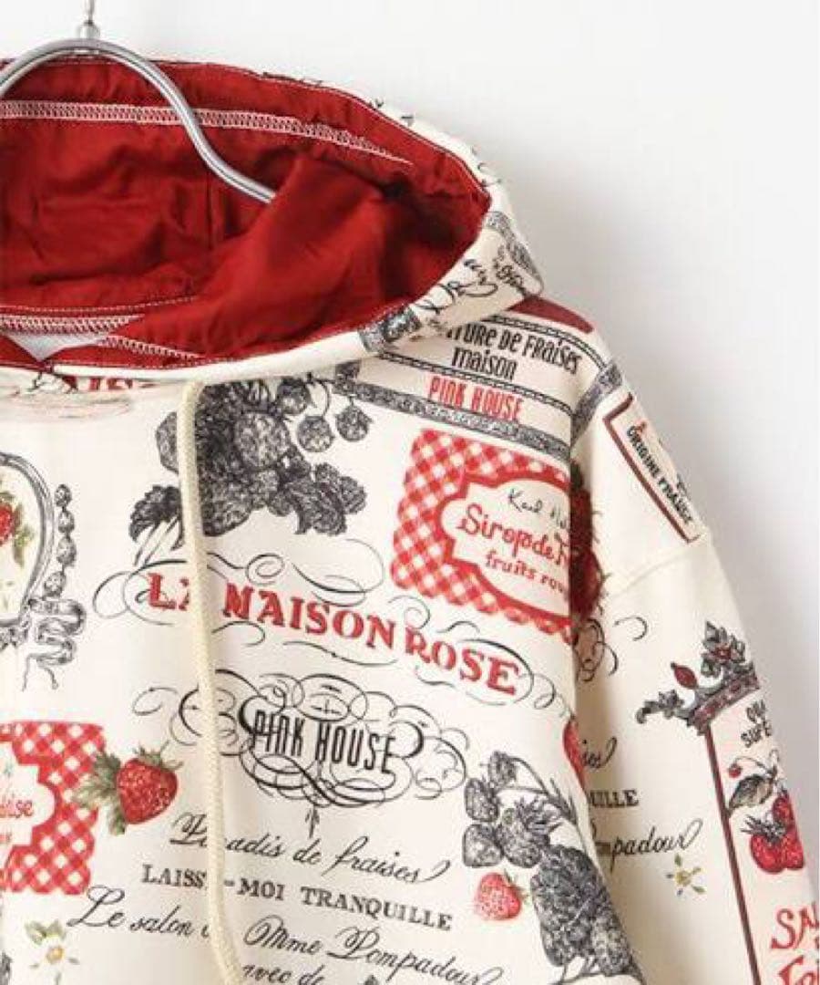 ピンクハウス PINKHOUSE Salon de Fraiseフーディ タグ付