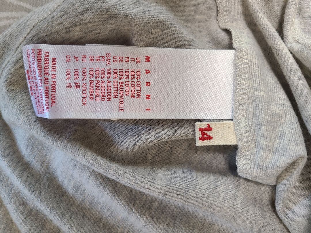 そらあゆ　MARNI グレー 半袖Tシャツ サイズ14　大人もOK