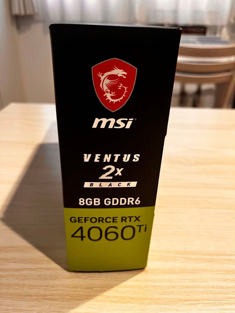 グラフィックボード・グラボ・ビデオカード MSI GEFORCE RTX 4060 Ti VENTUS 2X BLACK