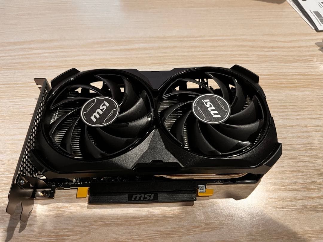 グラフィックボード・グラボ・ビデオカード MSI GEFORCE RTX 4060 Ti VENTUS 2X BLACK