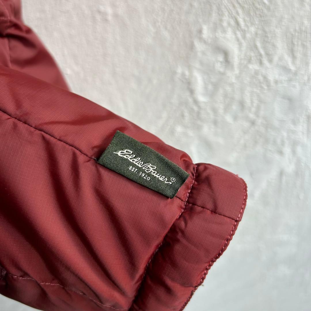 00S Eddie Bauer グースダウン リバーシブル ダウンベスト