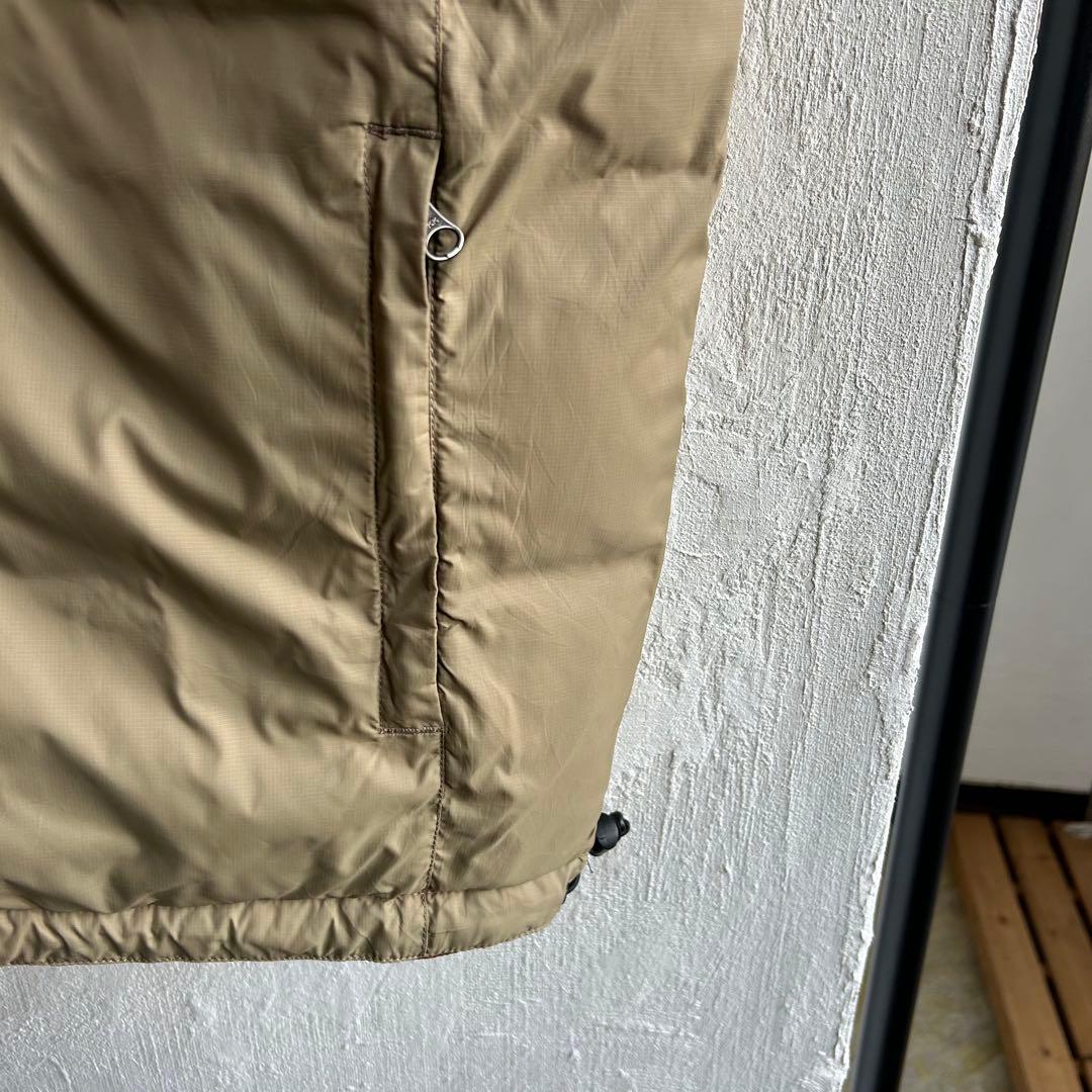 00S Eddie Bauer グースダウン リバーシブル ダウンベスト