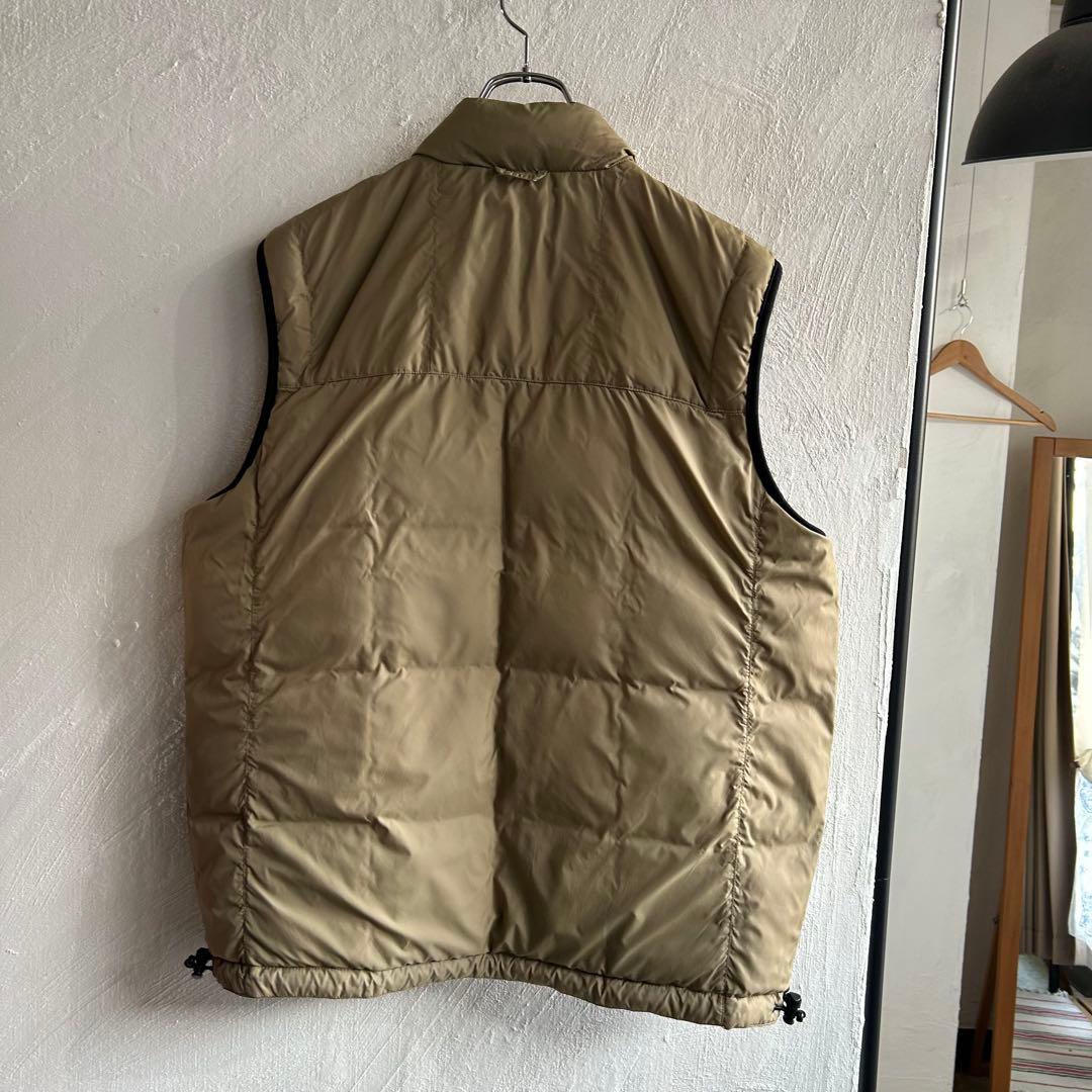 00S Eddie Bauer グースダウン リバーシブル ダウンベスト