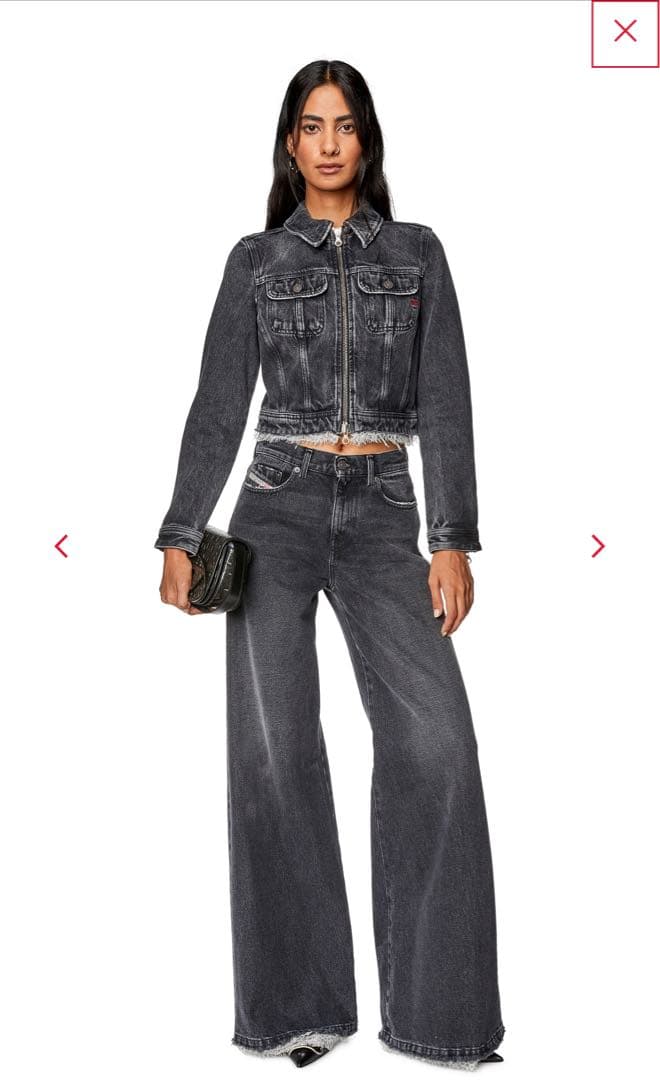 2023AW 美麗品　新品　デニムレースjacket