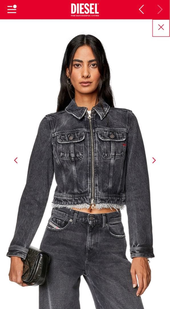 2023AW 美麗品　新品　デニムレースjacket