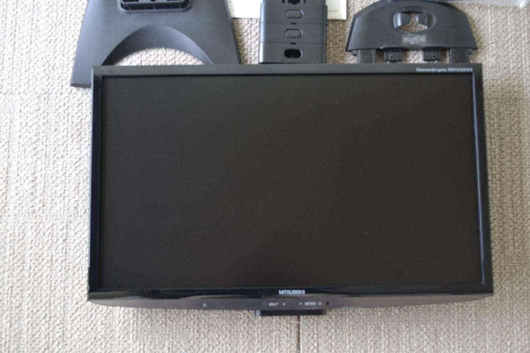 【美品】23型IPS三菱液晶ディスプレイ(ノングレア) RDT232WX(BK)