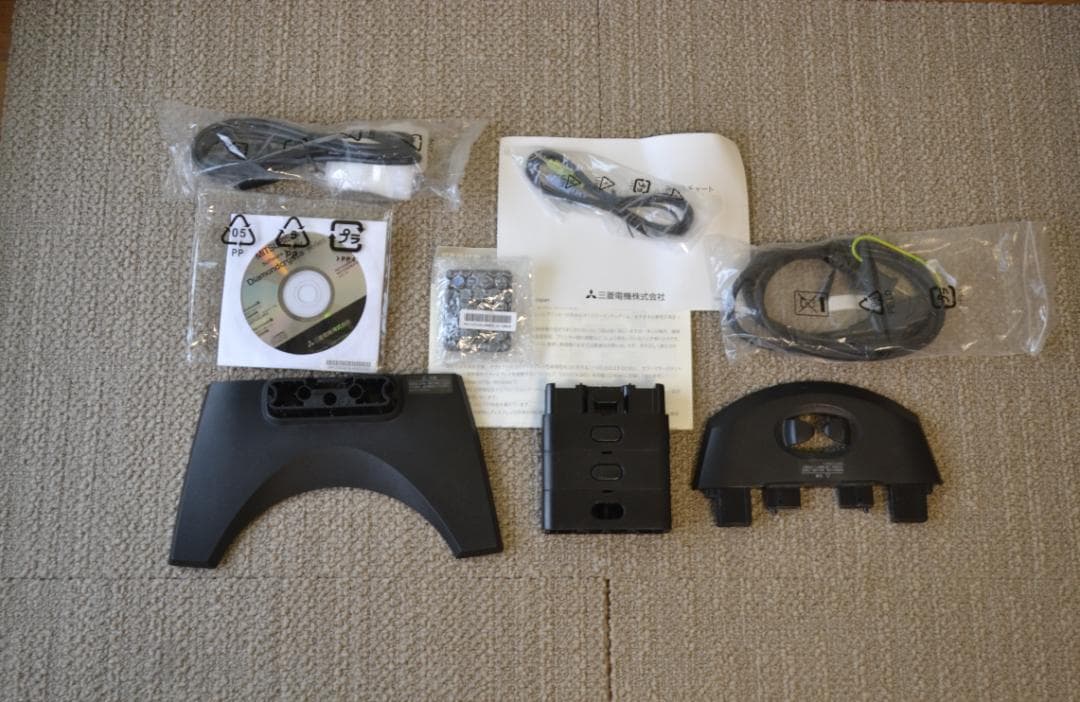 【美品】23型IPS三菱液晶ディスプレイ(ノングレア) RDT232WX(BK)