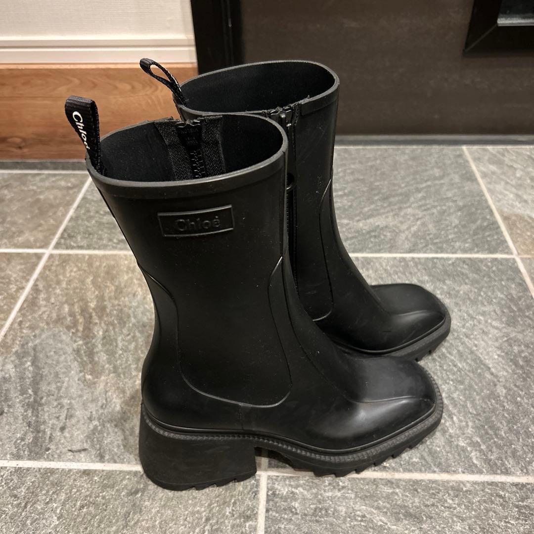 Chloé BETTY ベティ レインブーツ 防水 長靴 ブラック