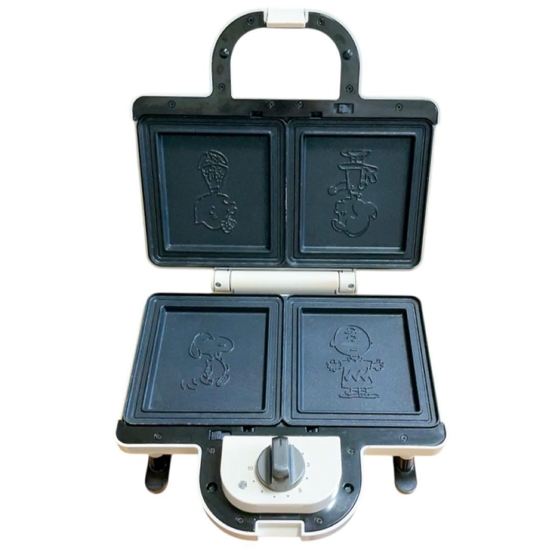 【極美品】BRUNO ブルーノ ホットサンドメーカー スヌーピ　BOE069