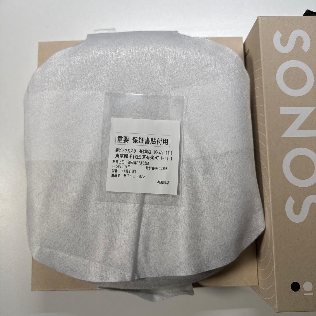 sonos ace (ソノス・エース)ヘッドホンホワイト美品