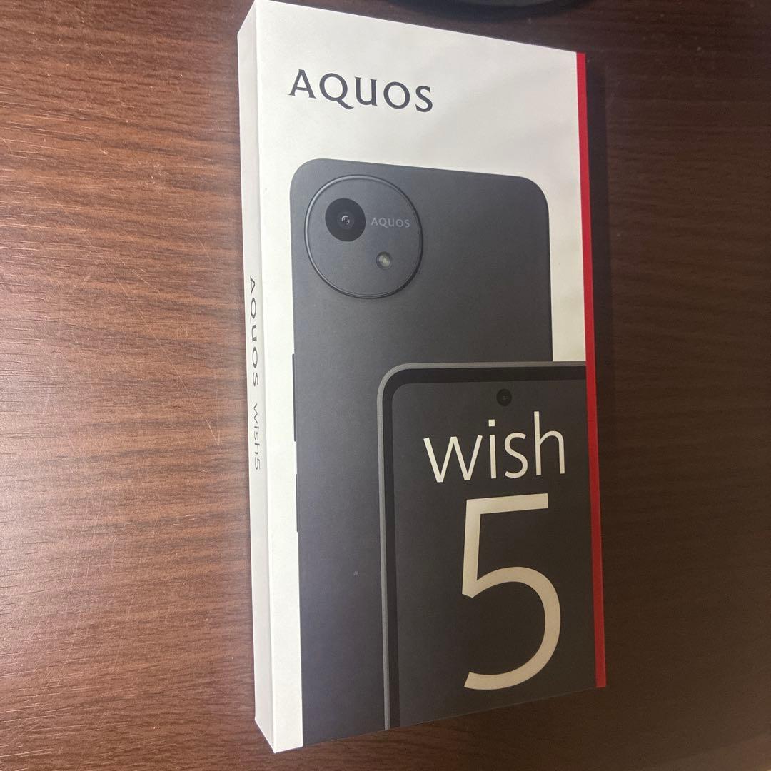 【新品・未使用】AQUOS wish 5 ブラック docomo