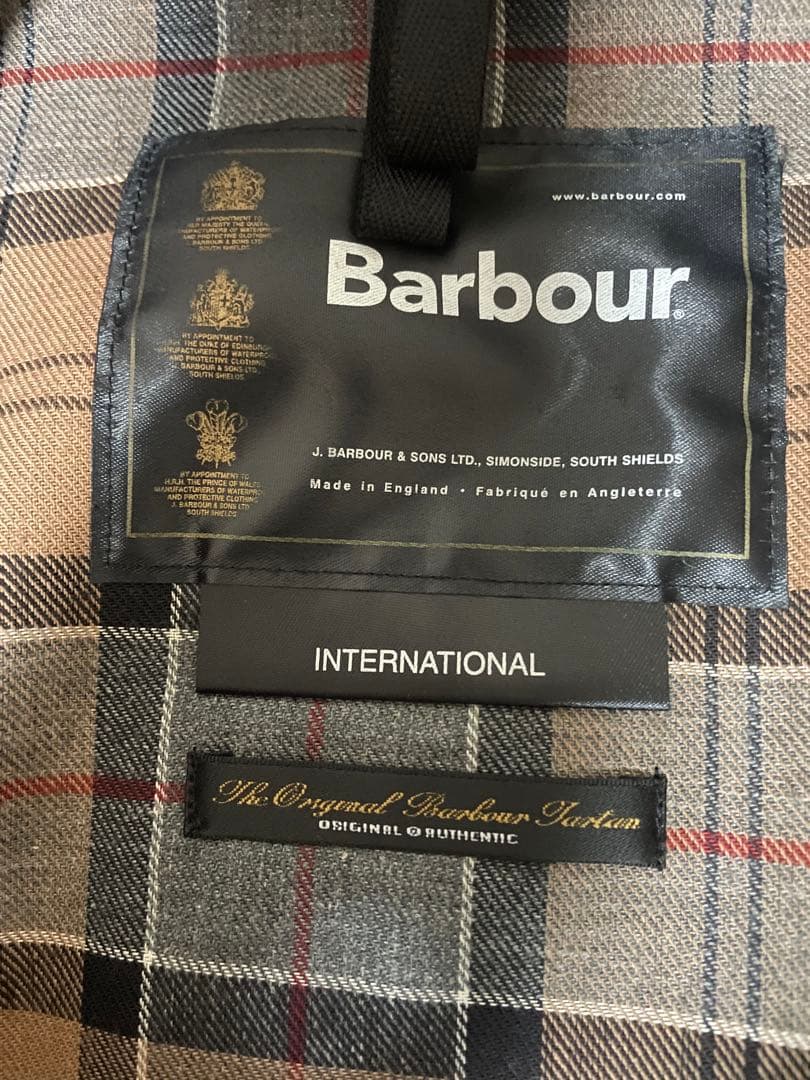 再再値下げ　バブアー　インターナショナル　ライナー付き