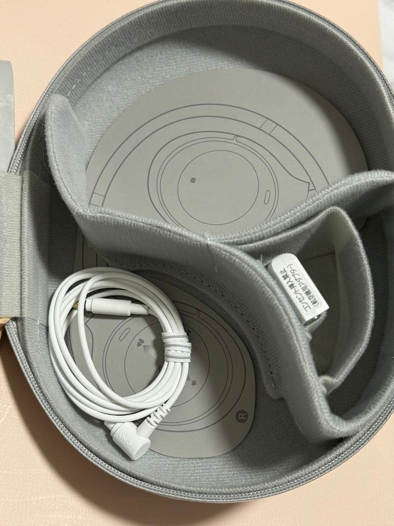 SONY WH-1000XM4 ワイヤレスヘッドホン ホワイト ケース付き