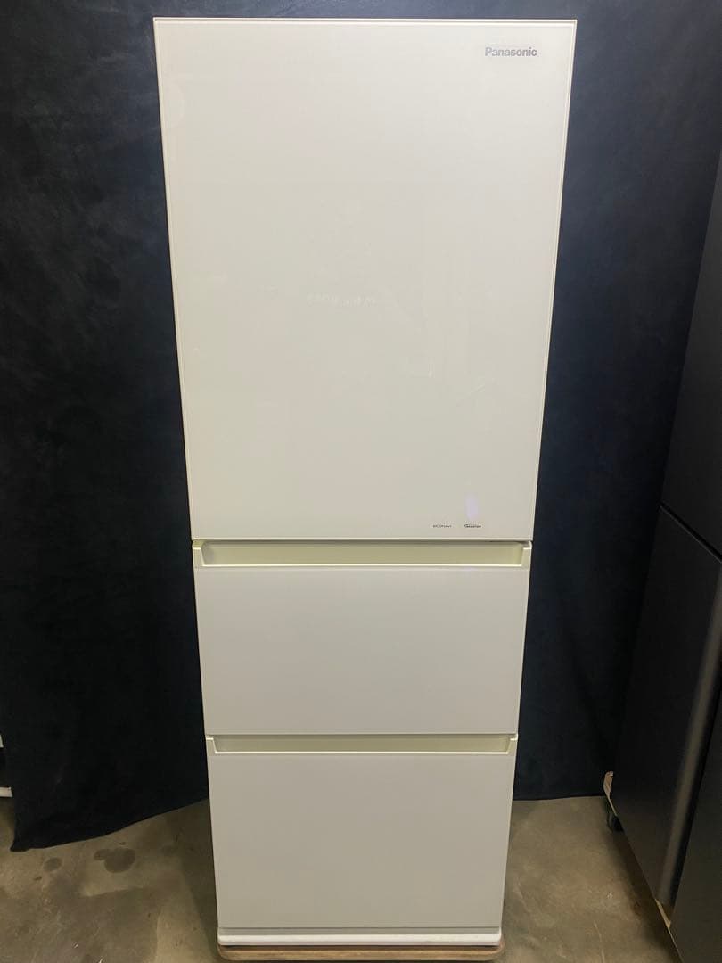 Panasonicノンフロン冷凍冷蔵庫335L2019年製NR-C341GC-W