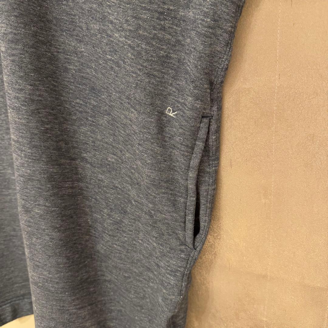 【未使用タグ付き】 45R 花柄 刺繍 裏起毛 チュニック(サイズ0)