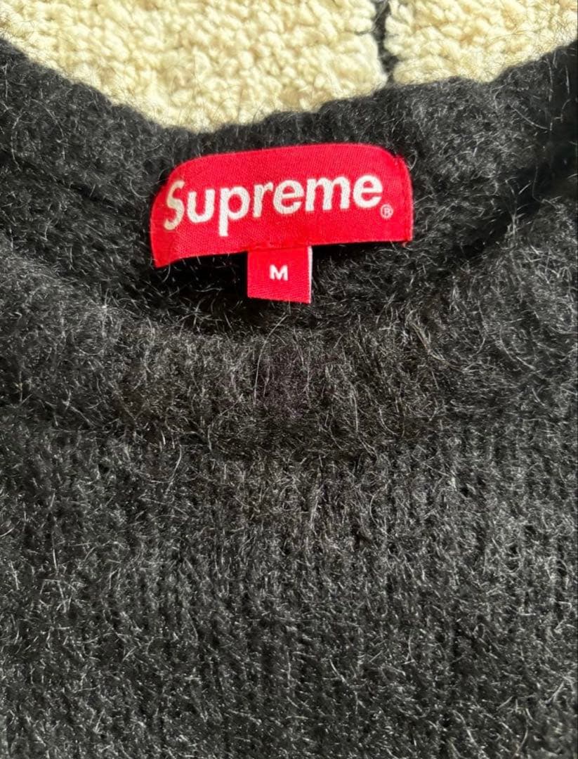 Supreme モヘアニット Mohair Sweater 22AW ブラック