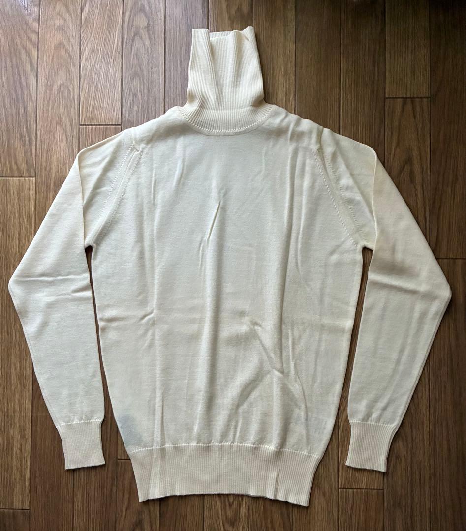 トップス JOHN SMEDLEY ROLL NECK PULLOVER S