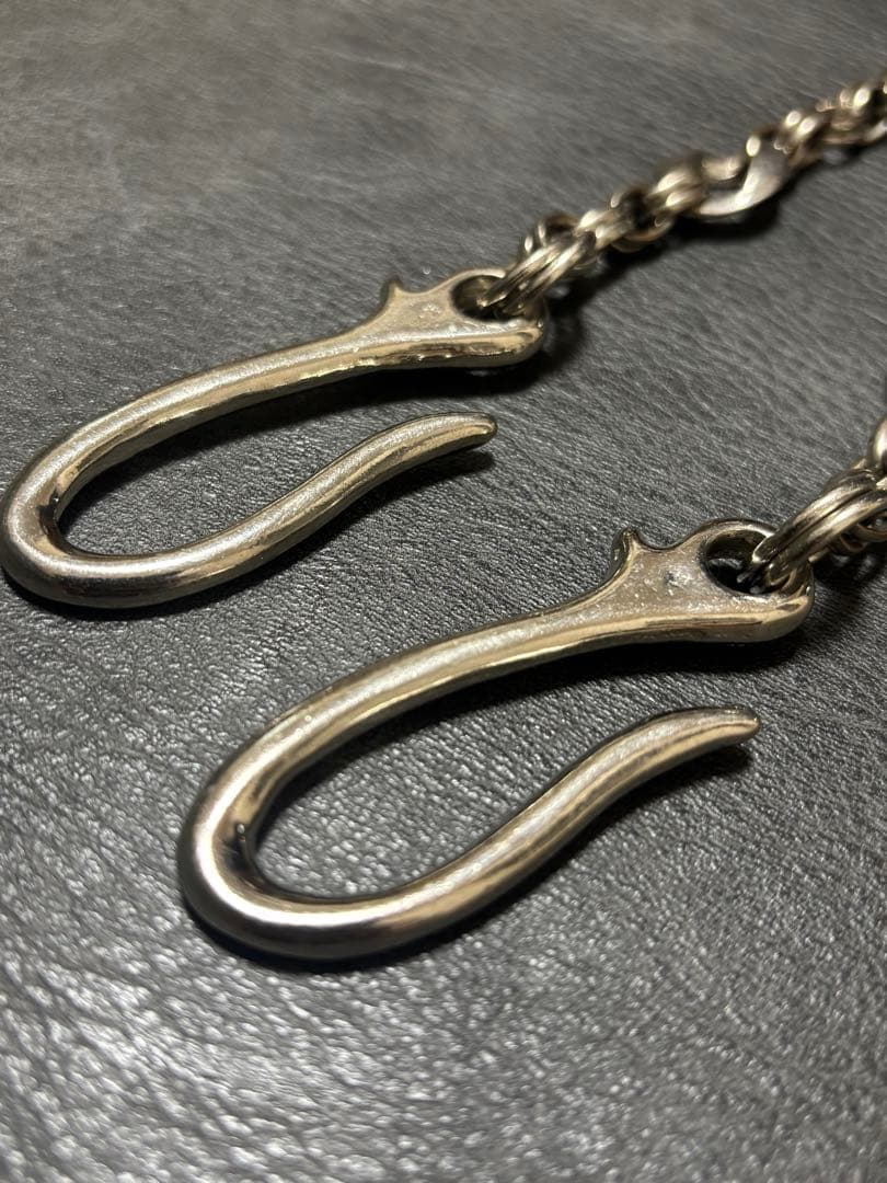 THE FLAT HAED フラットヘッド ウォレットチェーン silver