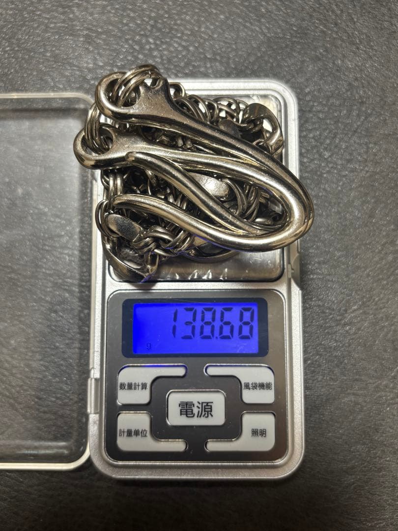 THE FLAT HAED フラットヘッド ウォレットチェーン silver