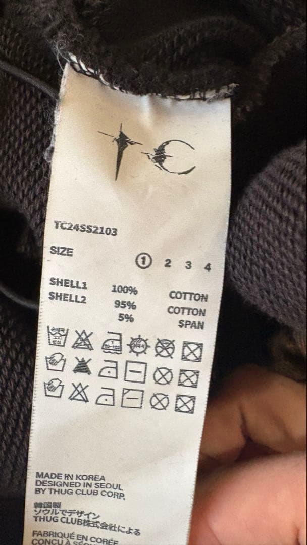 thug club スウェット