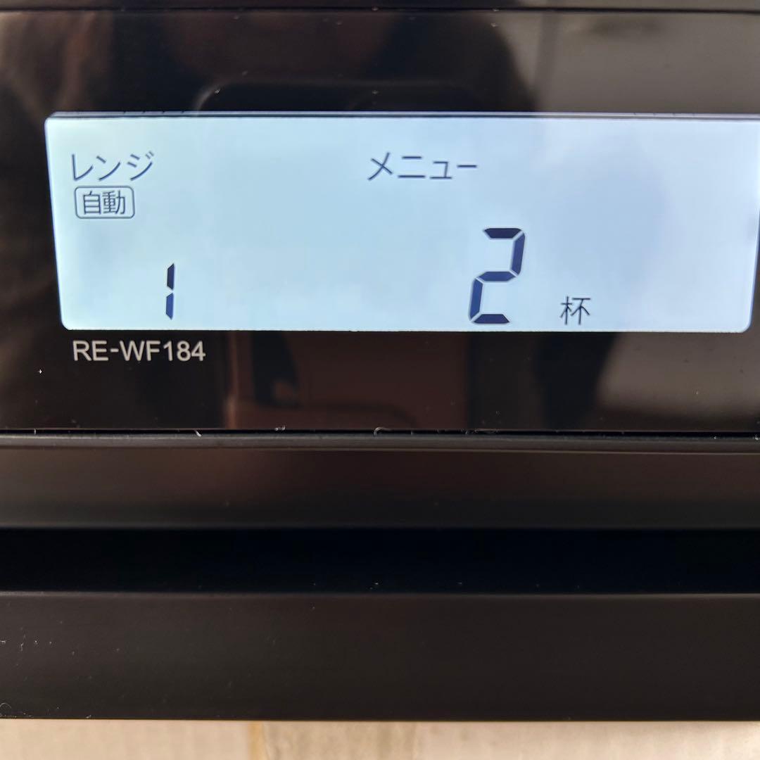 SHARP RE- WF184 オーブンレンジ ブラック 2024年製