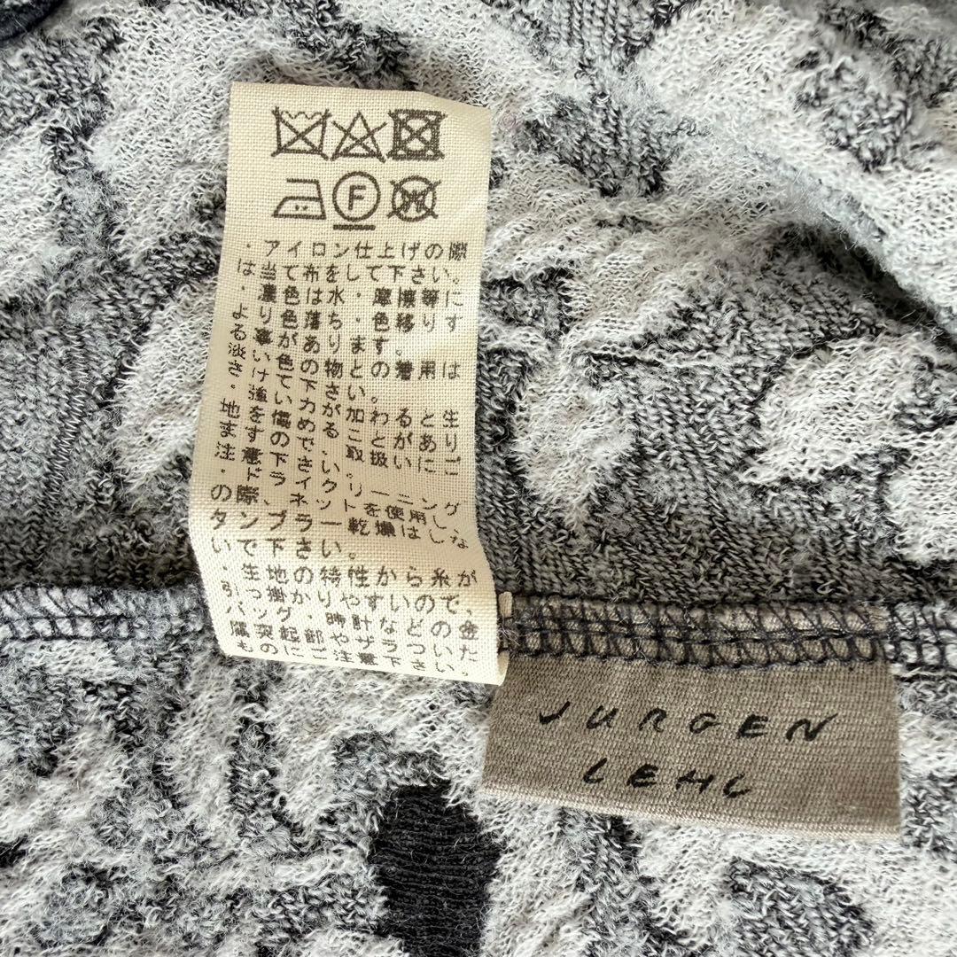 近年✨未使用級 ヨーガンレール 植物総柄ニットチュニック Aライン ボトルネック