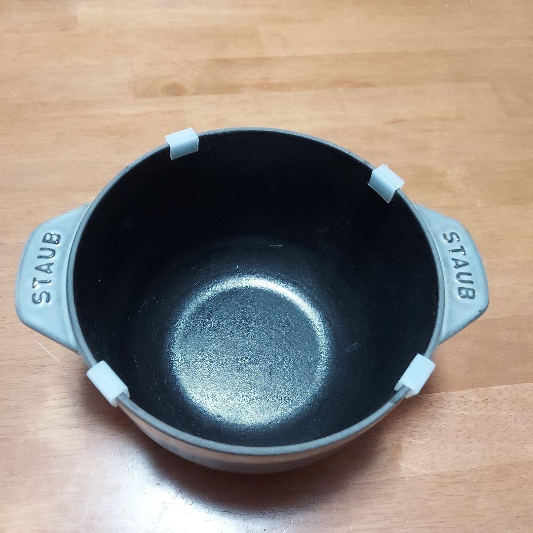 未使用　ストウブ ラ・ココット de GOHAN 16cm グレー