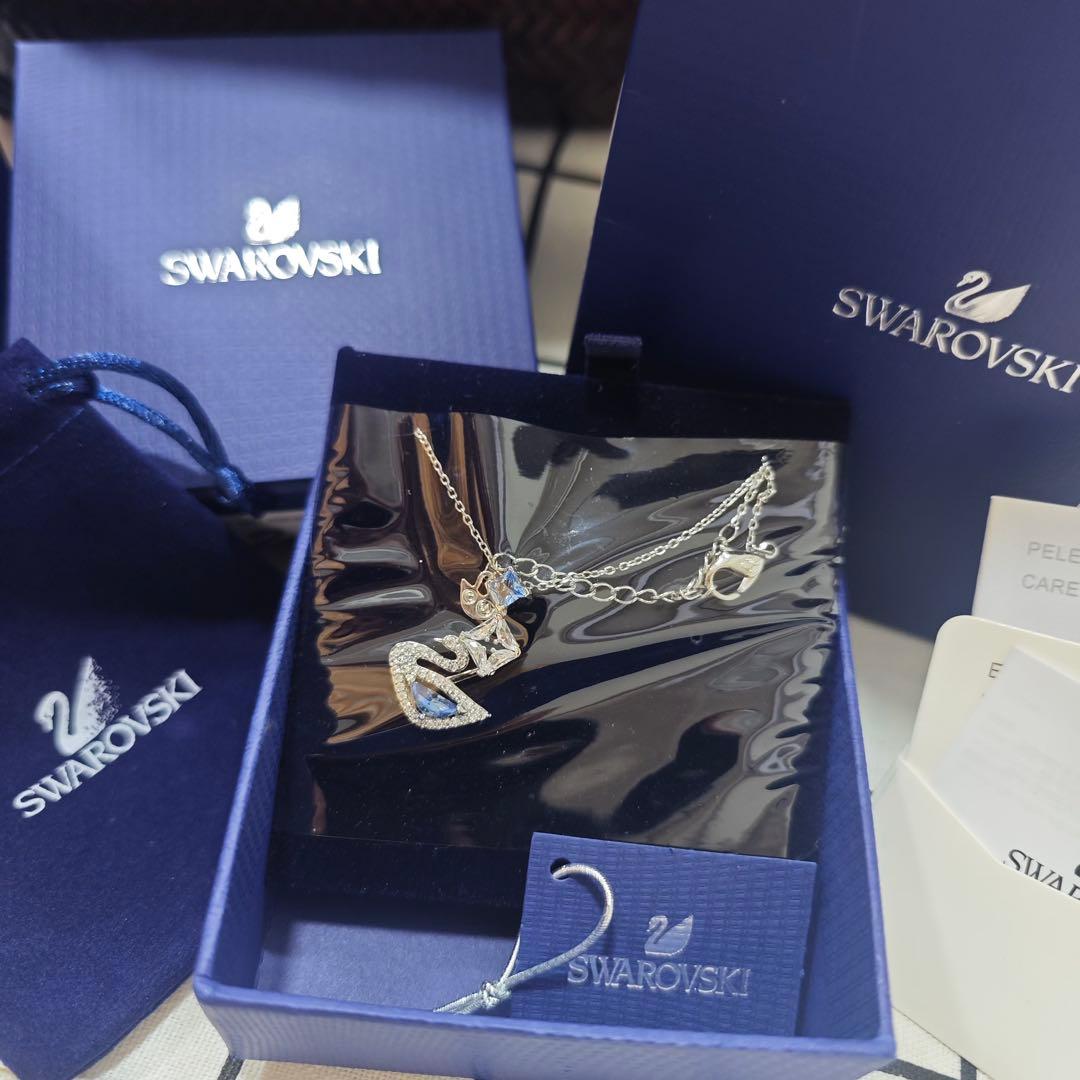 スワロフスキー Swarovski Dancing Swan ネックレスs925