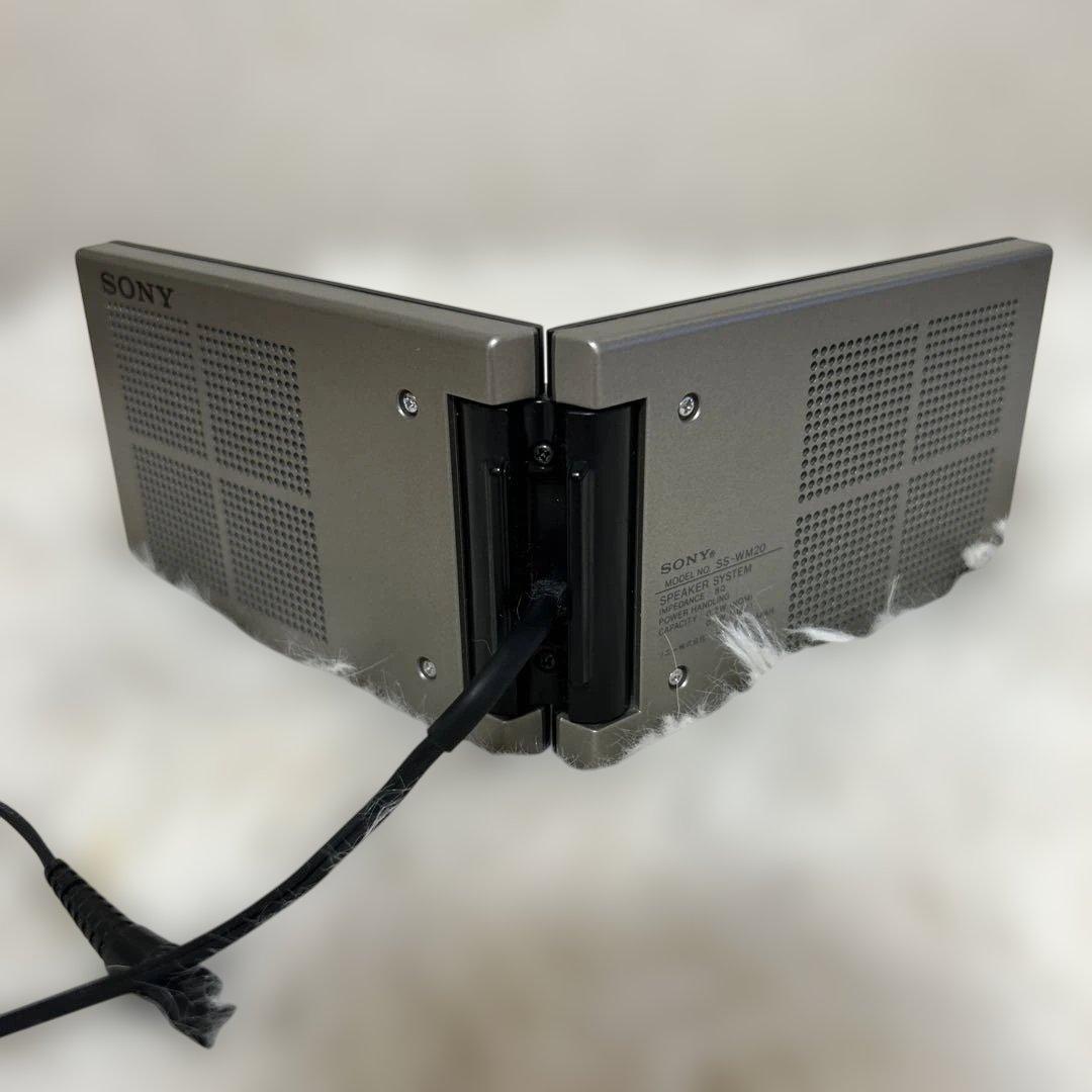 超希少品 整備済完全動作品 折りたたみ式スピーカー SONY SS-WM20