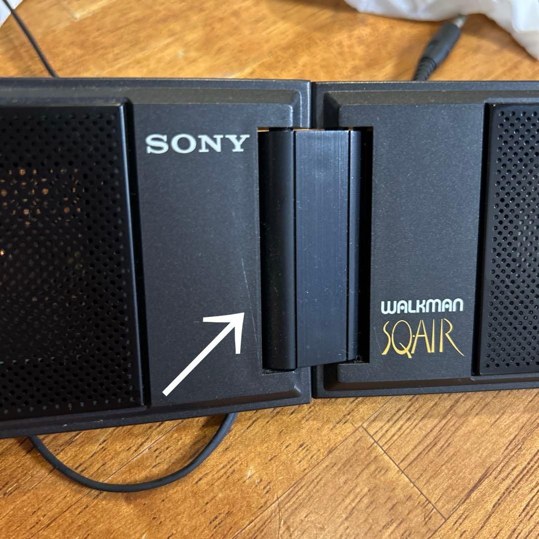 超希少品 整備済完全動作品 折りたたみ式スピーカー SONY SS-WM20