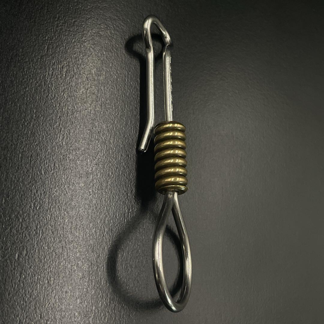 希少　jeffdecker ジェフデッカー　キーフック　キーホルダー　シルバー