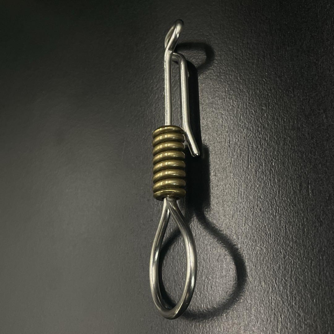 希少　jeffdecker ジェフデッカー　キーフック　キーホルダー　シルバー