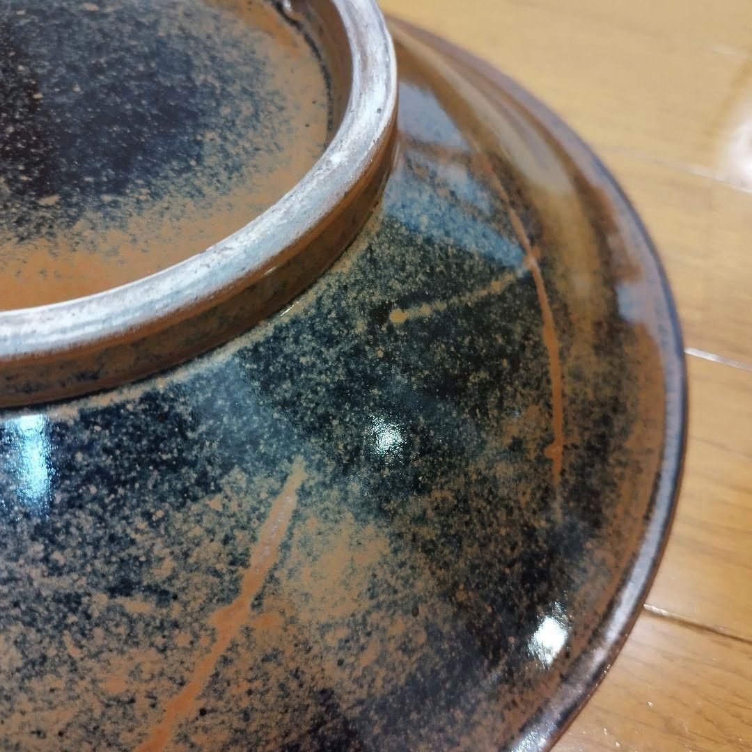 専用！　女性陶芸作家　宮城須美子さんの飾り大皿　双魚文　色違い　2枚まとめて！