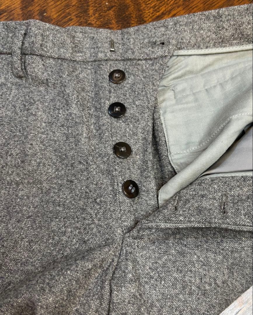 JILSANDERジルサンダー　ボタンアップウールパンツ