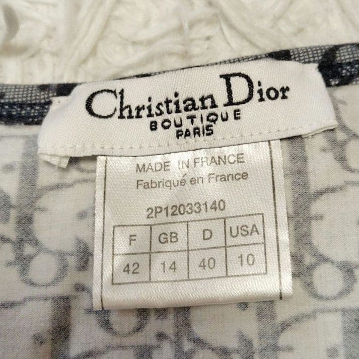 【極美品】クリスチャンディオール☆トロッター　ガリアーノ期　総柄　Tシャツ