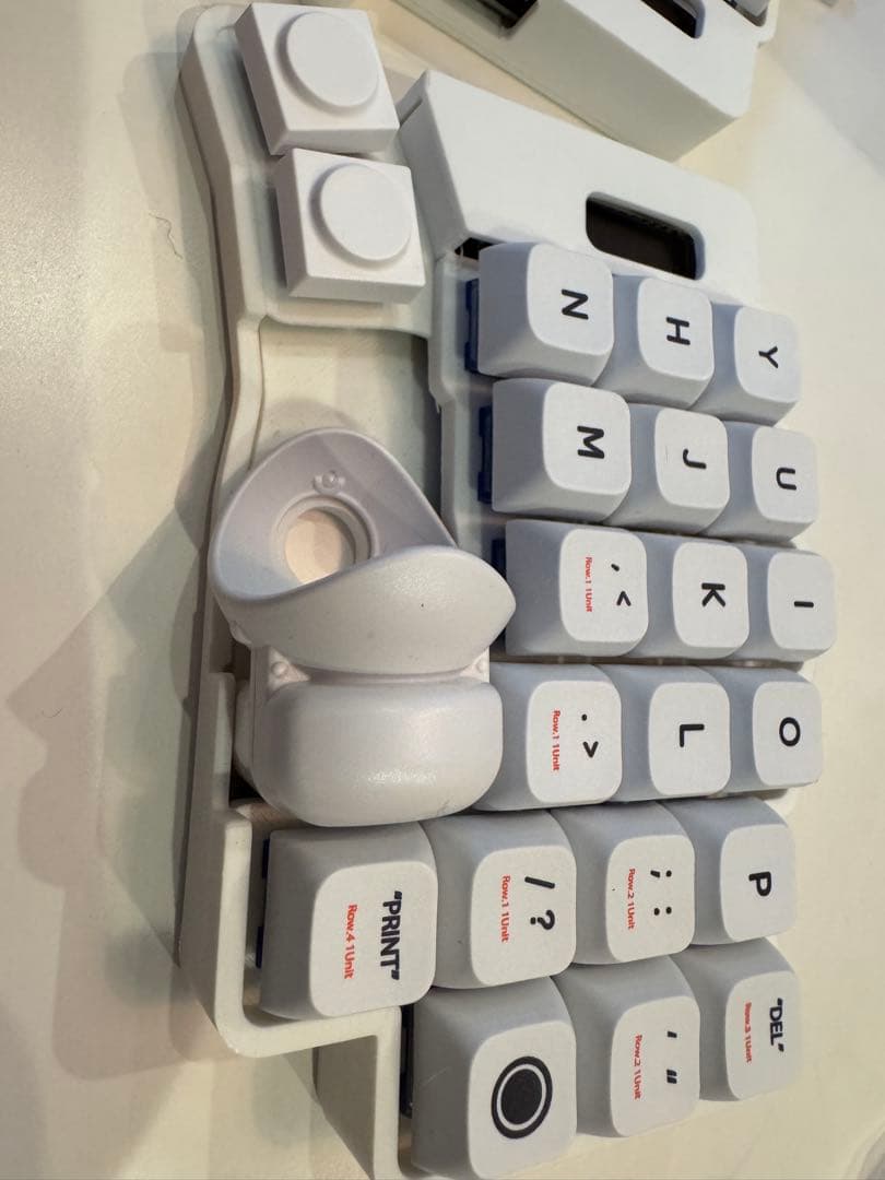 【新品】keyball44 白　トップケースマウント　フルセット