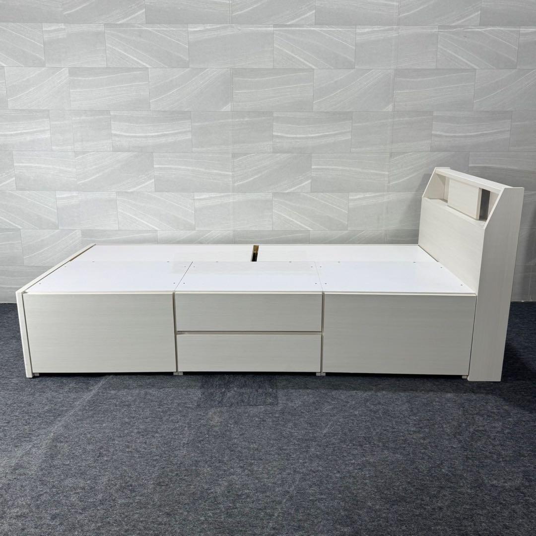 ニトリ ベッドフレーム シングル アザン3 深型シンプル 収納 d4319