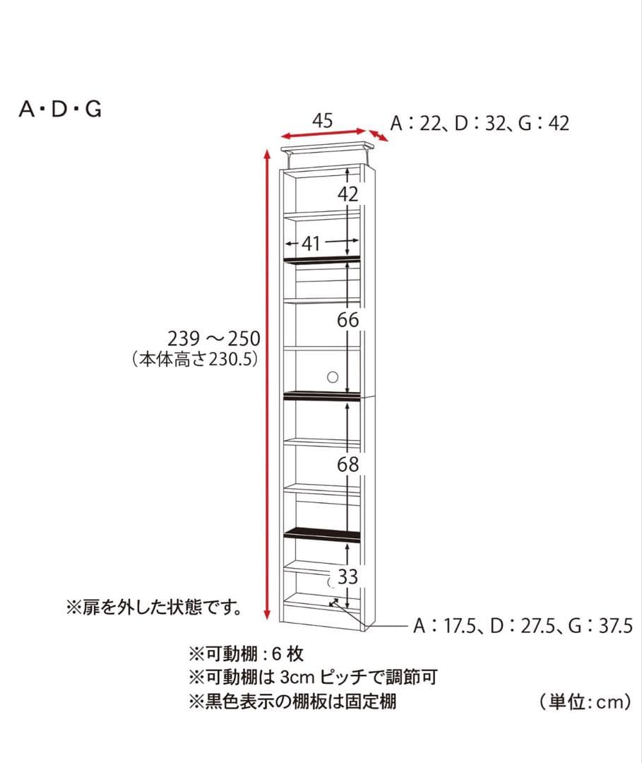 [ベルメゾン] 壁面キャビネット つっぱり 壁面ユニット 日本製ホワイトiso※