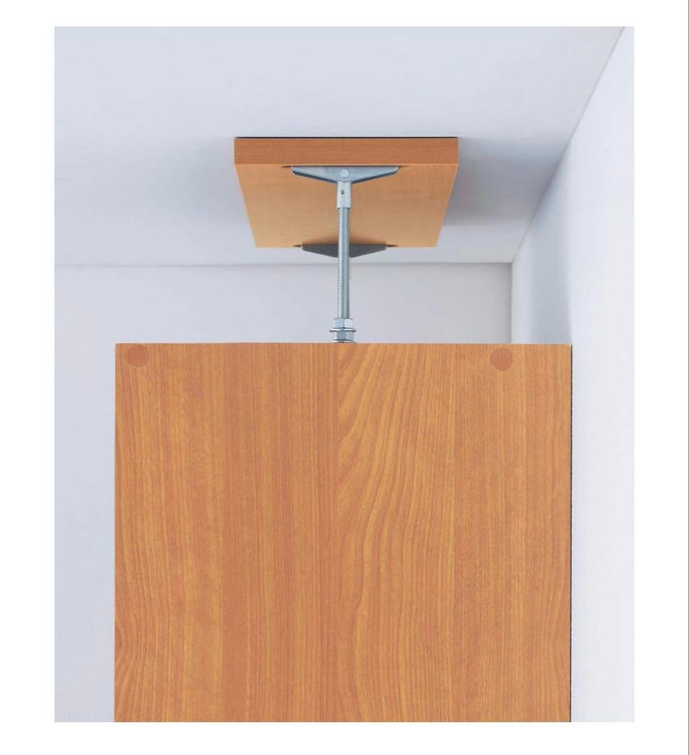 [ベルメゾン] 壁面キャビネット つっぱり 壁面ユニット 日本製ホワイトiso※